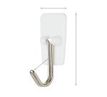 Crochet adhésif plastique blanc Command 3M jusqu'à 225 g - Lot de 3