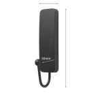 Crochet adhésif métal noir Command 3M jusqu'à 1,3 kg