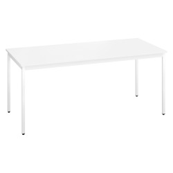 Table multi-usages plateau blanc L 180 x P 80 cm