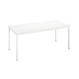 Table multi-usages plateau blanc L 160 x P 80 cm
