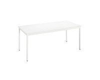 Table multi-usages plateau blanc L 160 x P 80 cm