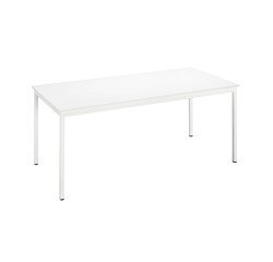 Table multi-usages plateau blanc L 160 x P 80 cm