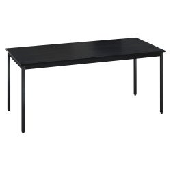 Table multi-usage plateau noir L 180 x P 80 cm Zonza