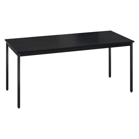Mesa multiuso Eco 180 x 80 tablero negro patas negras