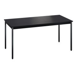 Table multi-usage plateau noir L 160 x P 80 cm Zonza