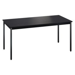 Table multi-usage plateau noir L 160 x P 80 cm Zonza