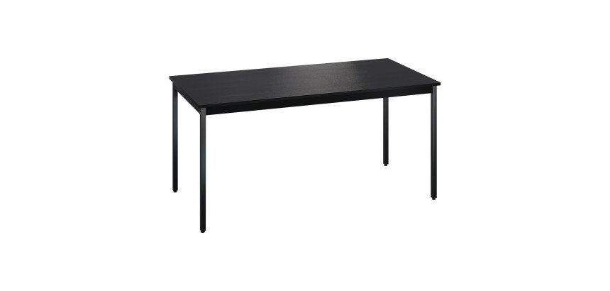 Table multi-usage plateau noir L 160 x P 80 cm Zonza