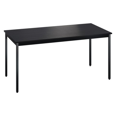 Mesa multiuso Eco 160 x 80 tablero negro patas negras