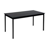Table multi-usage plateau noir L 140 x P 70 cm Zonza