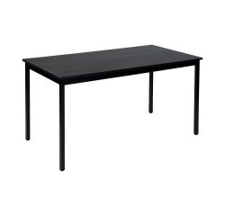 Table multi-usage plateau noir L 140 x P 70 cm Zonza
