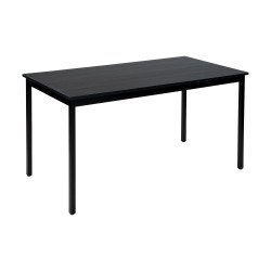 Table multi-usage plateau noir L 140 x P 70 cm Zonza