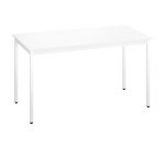 Table multi-usages plateau blanc L 140 x P 70 cm