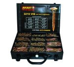 Vis Rocket tête fraisée pozi acier bichromaté - Mallette de 2210