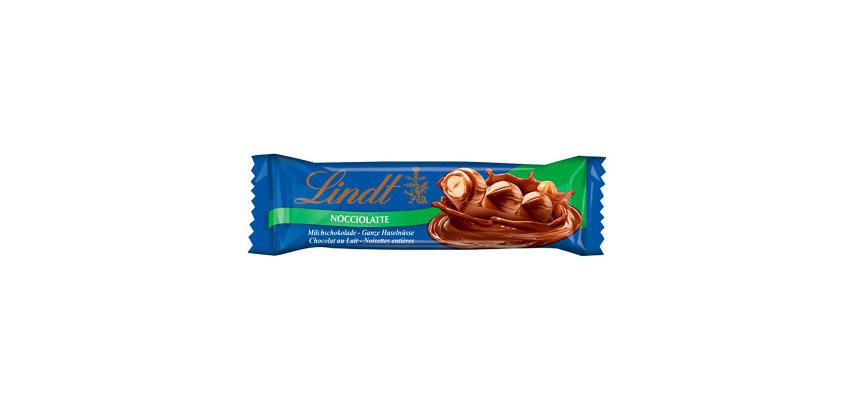 Barre chocolat au lait noisettes Lindt NOCCIOLATTE   - 35 g