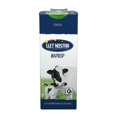 Leche entera Llet Nostra 1l - Pack de 6
