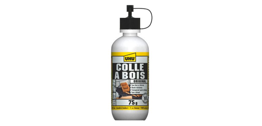 Colle à bois Original D2, sans solvant, bouteille de 75g