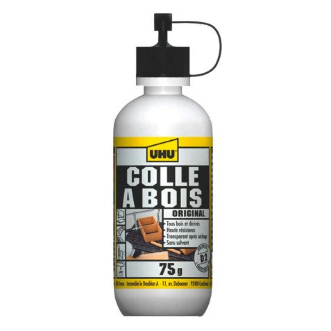 Colle à bois Original D2, sans solvant, bouteille de 75g