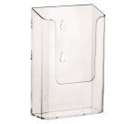Porte-brochures mural, 1/3 A4, transparent