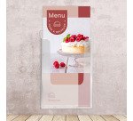 Porte-brochures mural, 1/3 A4, transparent