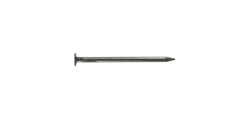 Pointe tête plate acier brut Ø 2,2 x L 40 mm - Paquet de 760