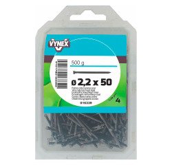 Pointe tête homme acier brut Ø 2,2 x L 50 mm - Paquet de 500