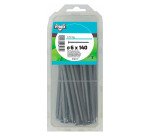 Pointe tête plate acier brut Ø 6 x L 140 mm - Paquet de 1 500