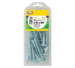 Tirefond acier zingué