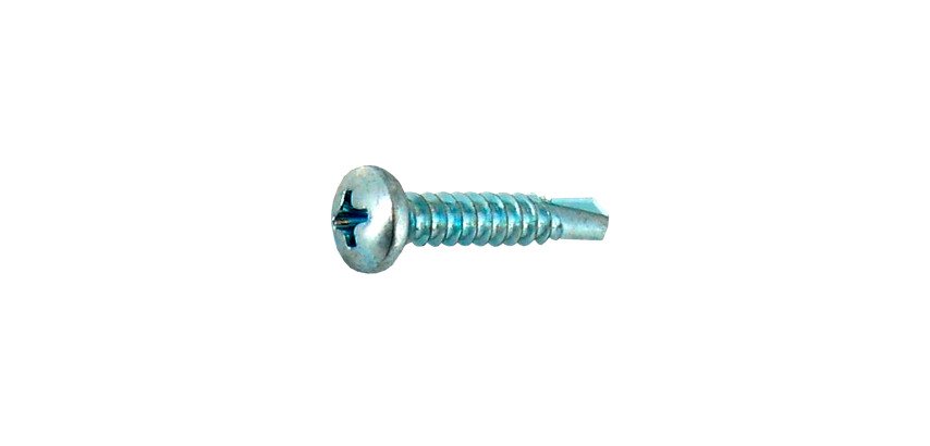 Vis tôle autoperceuse tête cylindrique cruci acier zingué Ø 3,5 x L 10 mm - Paquet de 380