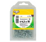 Vis tôle autoperceuse tête fraisée cruci acier zingué