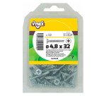 Vis tôle autoperceuse tête fraisée cruci acier zingué