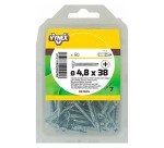 Vis tôle autoperceuse tête fraisée cruci acier zingué