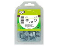 Écrou hexagonal acier zingué Ø 10 mm - Paquet de 50