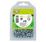 Écrou hexagonal acier zingué Ø 6 mm - Paquet de 100