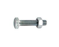 Hexagonal head bolt, galvanized steel Ø 6 x L 20 mm - Pack of 70