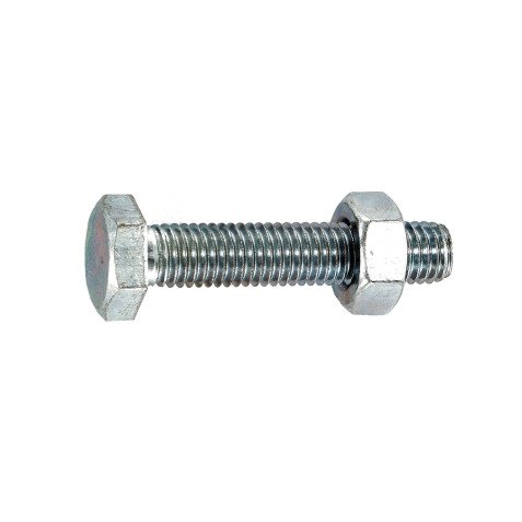 Boulon tête hexagonale acier zingué