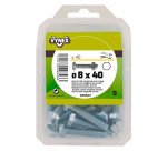 Boulon tête hexagonale acier zingué