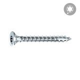 Vis Rocket tête fraisée étoile acier zingué, filetage total Ø 3,5 x L 16 mm - Boîte de 500