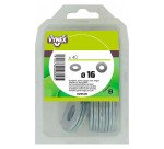 Rondelle plate large acier zingué