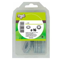 <em>Große Flachstahlscheibe verzinkter Stahl</em>