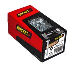 Vis Rocket tête fraisée pozi acier zingué, filetage partiel Ø 5 x L 60/35 mm - Boîte de 200