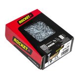 Vis Rocket tête fraisée pozi acier zingué, filetage complet Ø 3 x L 30 mm - Boîte de 500