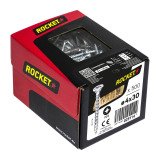 Vis Rocket tête fraisée pozi acier zingué, filetage complet Ø 4 x L 30 mm - Boîte de 500
