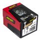 Vis Rocket tête fraisée pozi acier zingué, filetage complet Ø 4 x L 30 mm - Boîte de 500