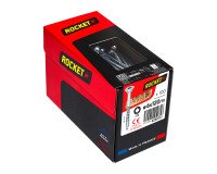 Vis Rocket tête fraisée étoile acier zingué, filetage partiel Ø 6 x L 120/70 mm - Boîte de 100