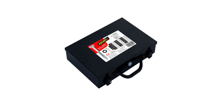 Vis Rocket tête fraisée étoile acier zingué - Mallette de 2250