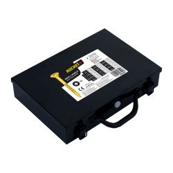 Vis à bois Rocket tête fraisée Pozidriv acier bichromaté - Mallette de 2210