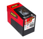 Vis Rocket tête fraisée étoile acier zingué, filetage partiel Ø 6 x L 90/50 mm - Boîte de 150