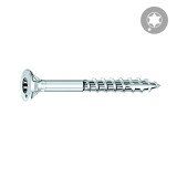 Vis Rocket tête fraisée étoile acier zingué, filetage partiel Ø 6 x L 90/50 mm - Boîte de 150