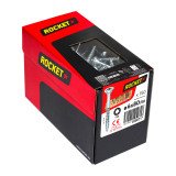 Vis Rocket tête fraisée étoile acier zingué, filetage partiel Ø 6 x L 80/50 mm - Boîte de 150