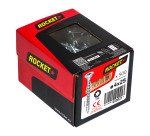 Vis Rocket tête fraisée étoile acier zingué, filetage total Ø 4 x L 25 mm - Boîte de 500